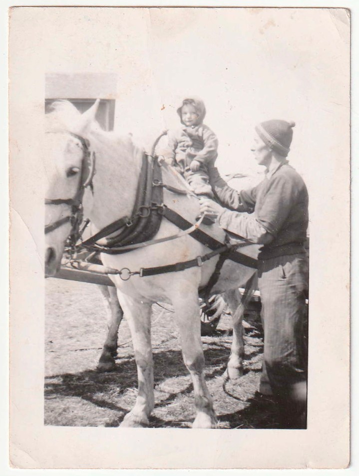 Dad and I, circa 1945